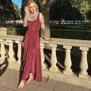 Anthropologie Let Me Be Prom Autumn CottageCore Faerie Dress